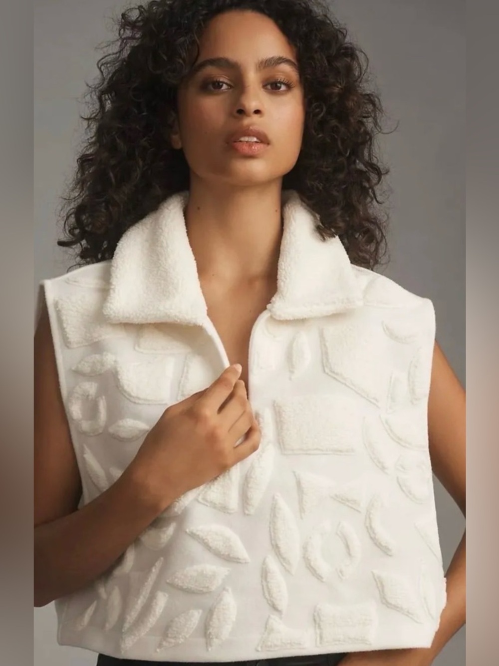 Anthropologie Sherpa Vest one size